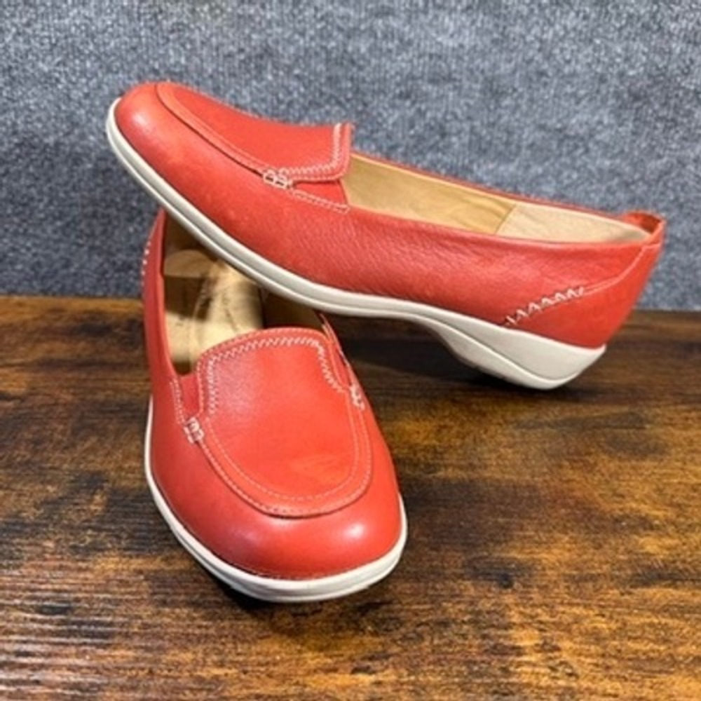 Softspots Leather Comfort Slip On Womens Shoes Sz 10N Orthopedic Minimalist